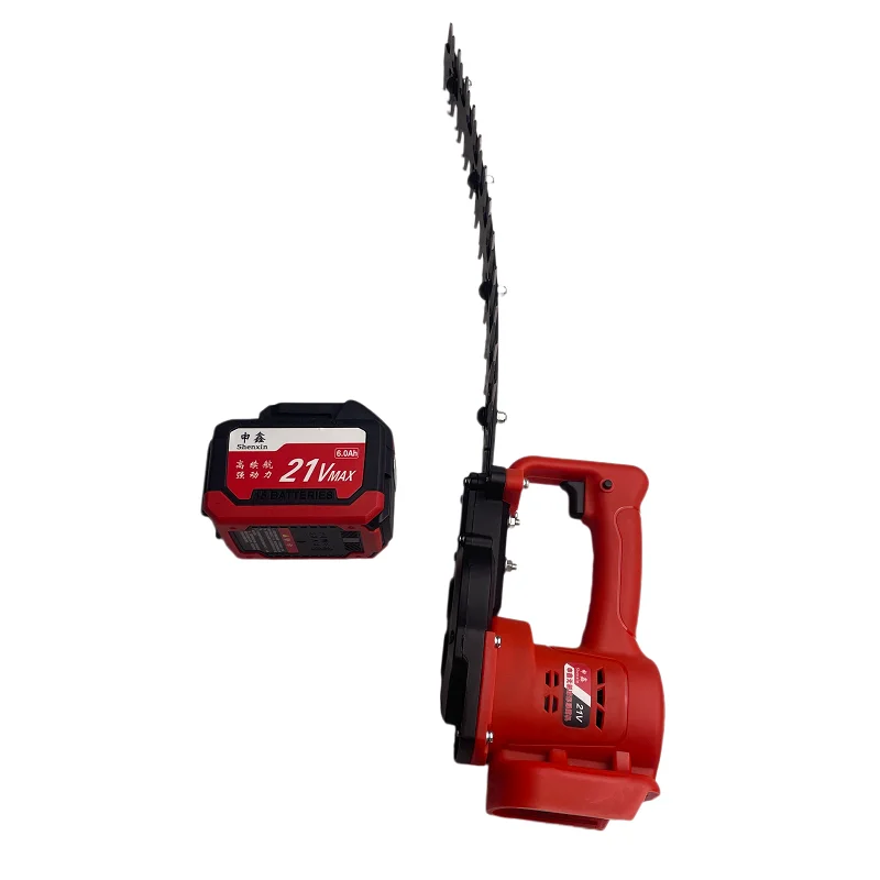 Shenxin 21v Professional Cutter Tools Cordless Lithium Battery Power Hedge Trimmer Tree Trimming machine