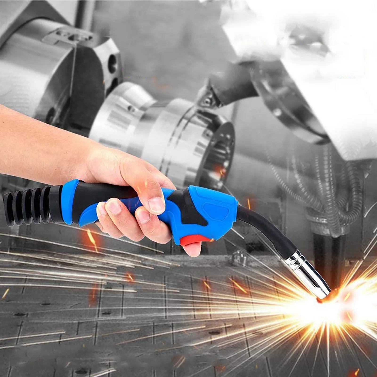 

Сварочная горелка для газовой сварки MIG, модель MB15AK, с евроразъемом, 3.8 м