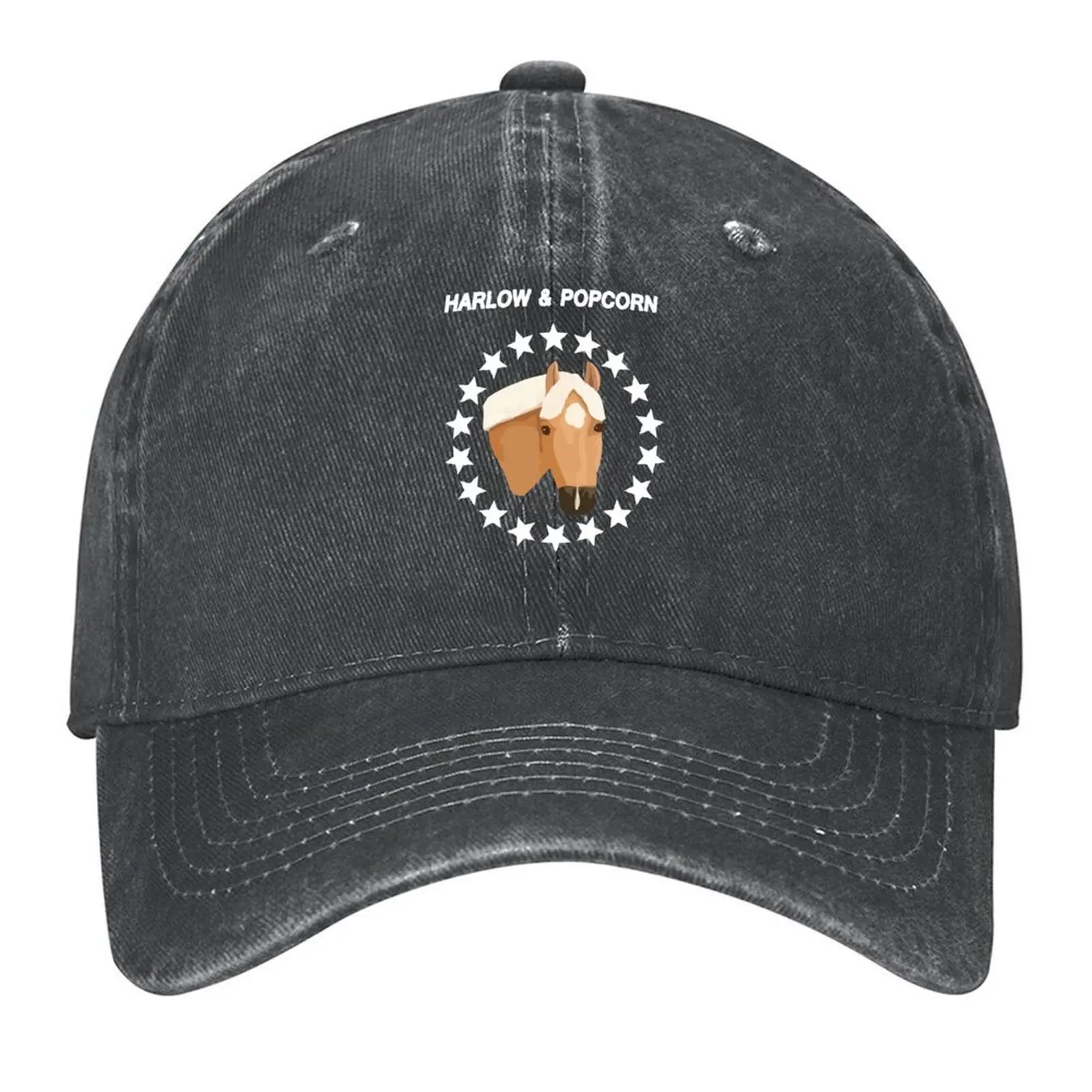 

Harlow And Popcorn Merch Popcorn The Pony Baseball Cap Cosplay Luxury man cap Snapback Cap fashionable Woman Hats Men's