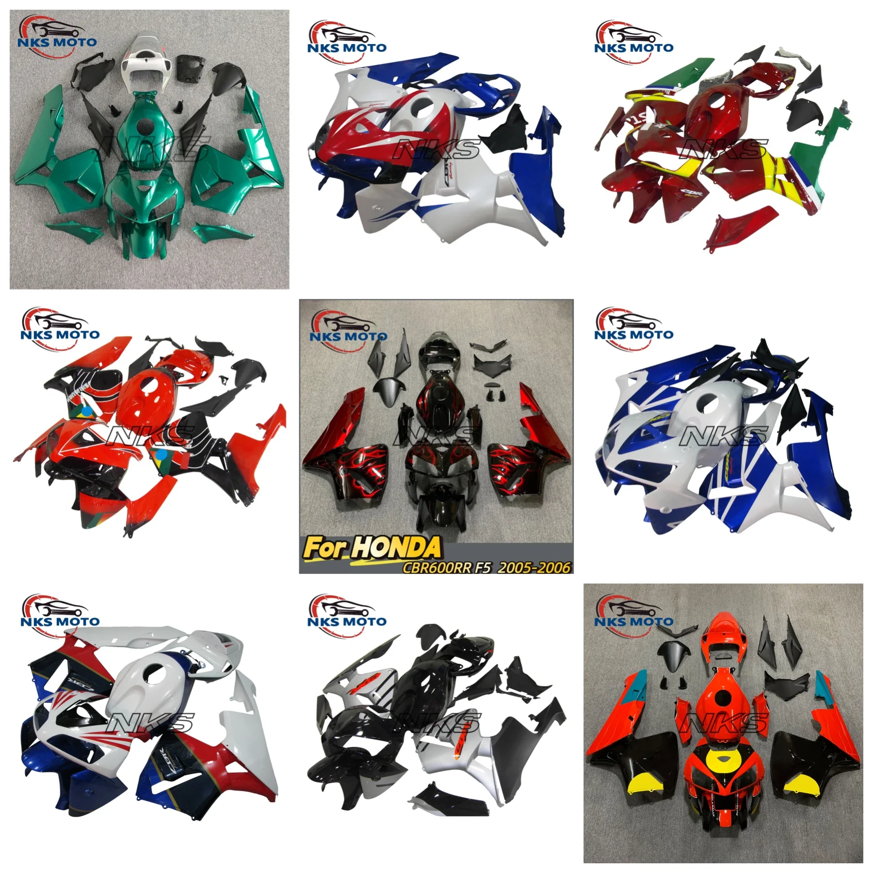 

Motorcycle Fairings Kit For HONDA CBR600RR F5 05 06 CBR 600 RR 600RR Bodywork Set CBR600 2005 2006 Injection Mold Full Fairing