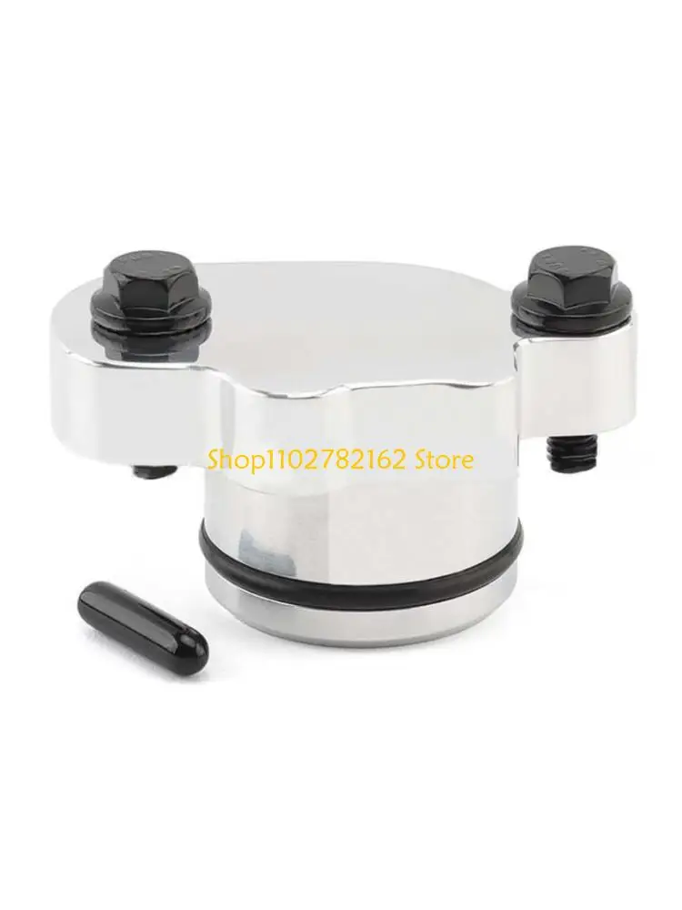 

547B Oil Pump Plugs Cover set Aluminum Oil Injection Block Cover Motorcycle Oil Pump Cover Easy to Use for Bikes PW50 PW80