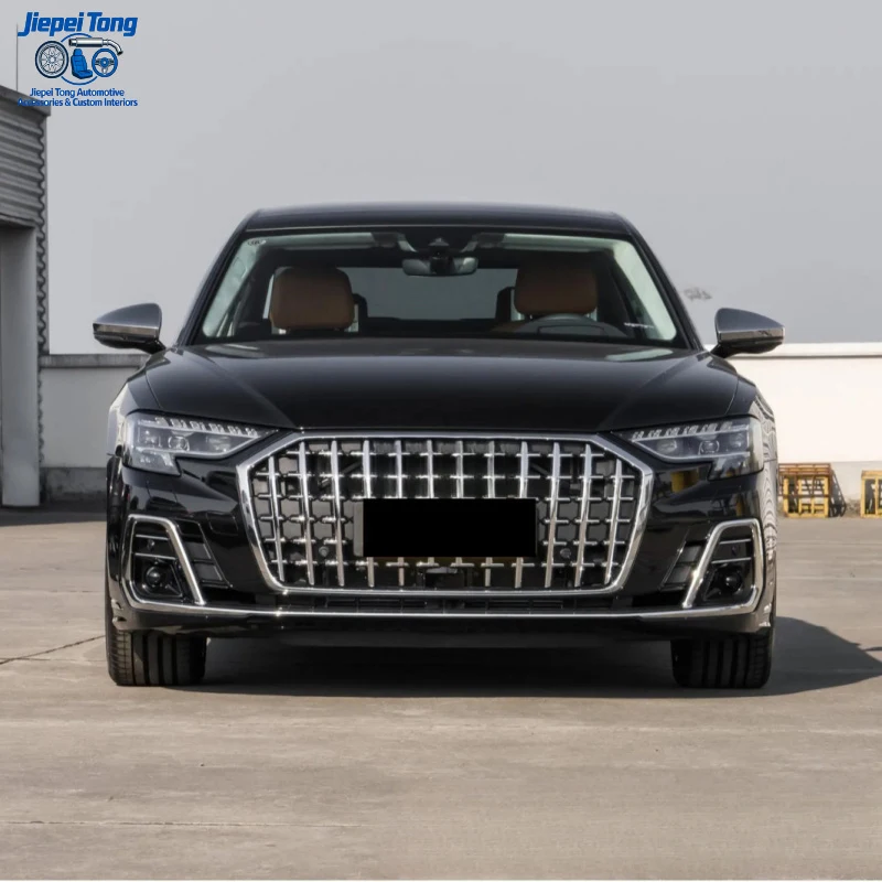 Suitable for 23-25 Audi A8L D5PA modified Horch center grille fog frame lower grid small body kit