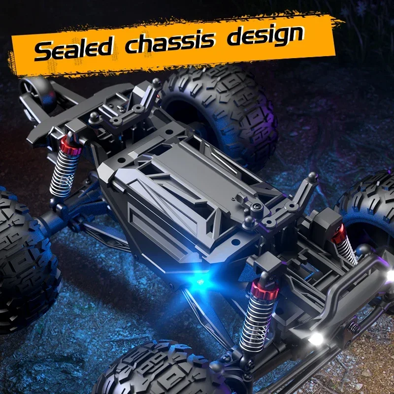 NEW C8830-YW RC Toy Truck - 4WD 2.4G Carbon Brush Off-Road, Rugged Toy for Grass Sand Rocky Car Road Toys for Kid Gift view 6