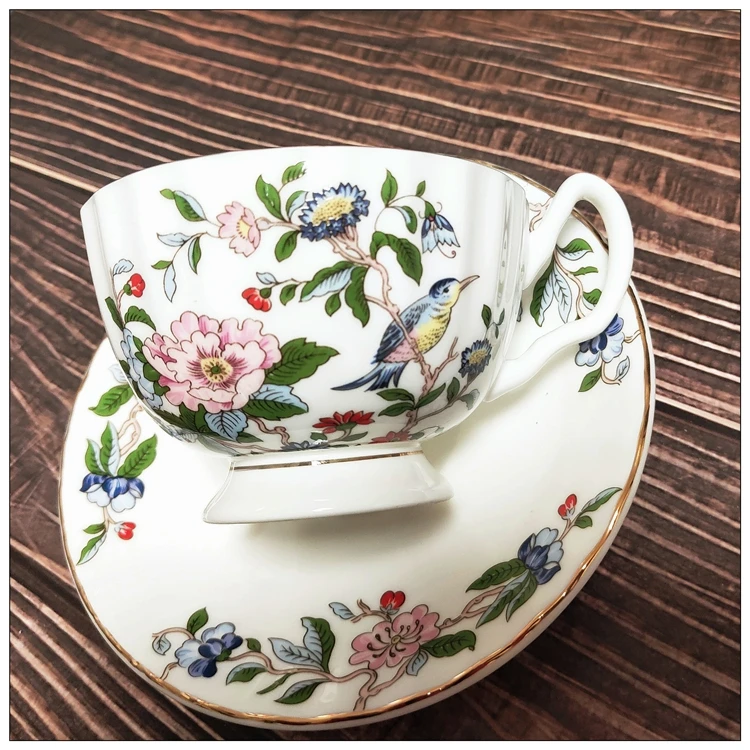 

200ML Bone China Luxury Household European Afternoon Tea Pumpkin Coffee Cup and Plate