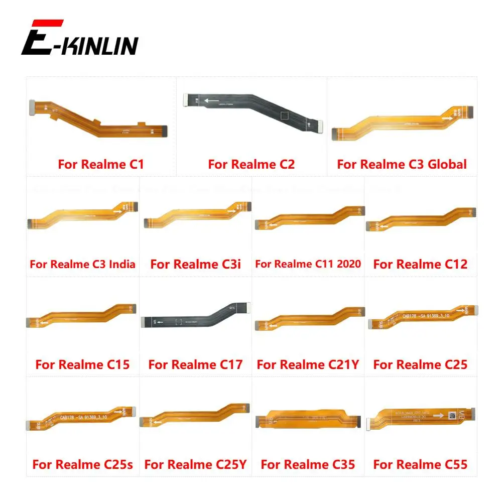 Main Board Motherboard Connection Flex Cable For OPPO Realme C1 C2 C3 C3i C11 2020 C12 C15 C17 C21Y C25 C25s C25Y C35 C55