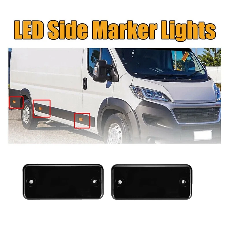 500308514 Car LED Side Marker Turn Signal Light Yellow Running Light Position Lamp For Iveco Daily 1997-2019 DAF Replacement