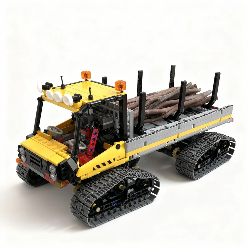 Art Craft Idea - 959pcs MOC Forest Vehicle Technical Model