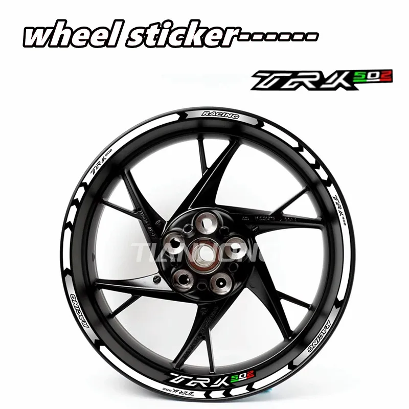 

For Benelli TRK 502 TRK502 trk502 Motorcycle Rim Sticker Reflective Wheel Decal 17″ Hub Stripe Tape Accessories Waterproof