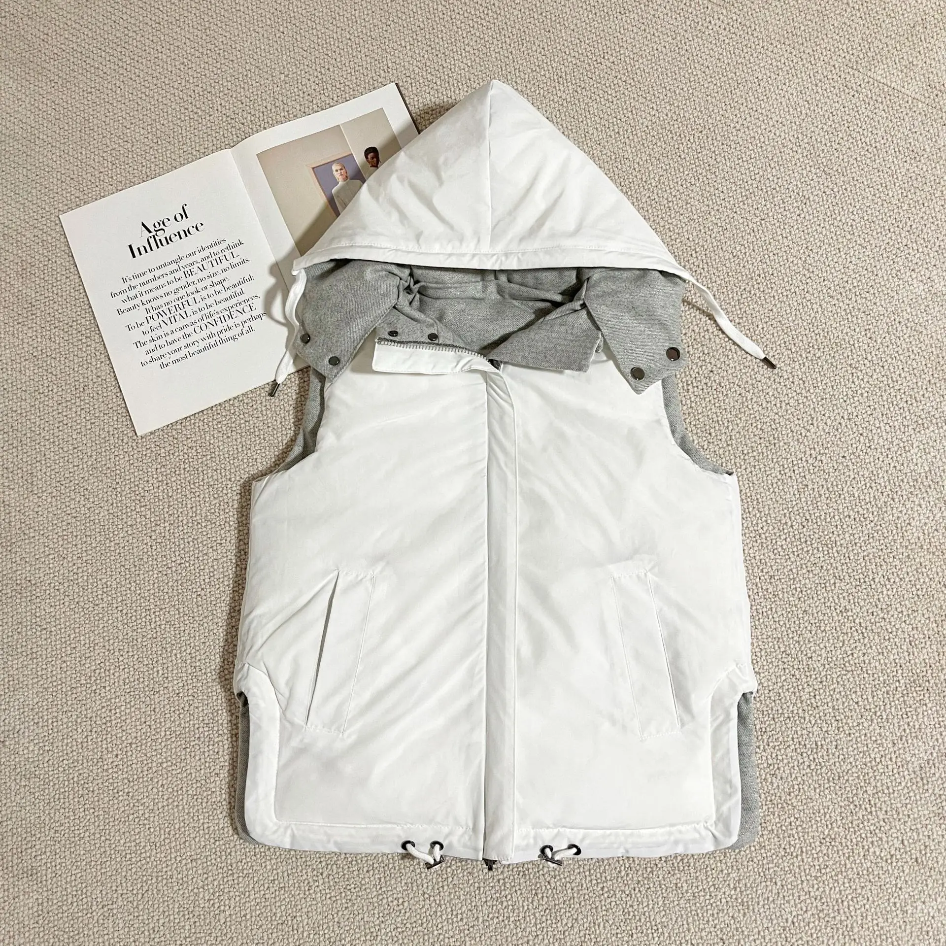 2025年秋新作 ダウンベスト リバーシブル 4色展開 オールマッチ スリム きれいめ レディース