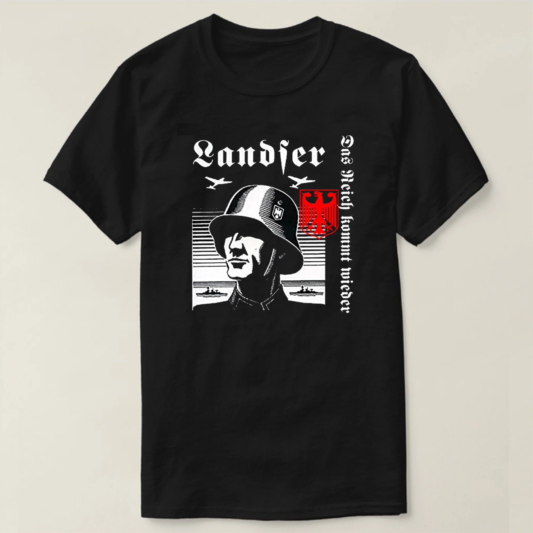 Deutsche Landser Das Reich Kommt Wieder Wehrmacht T Shirt. Short Sleeve 100% Cotton Casual T-shirts Loose Top Size S-3XL