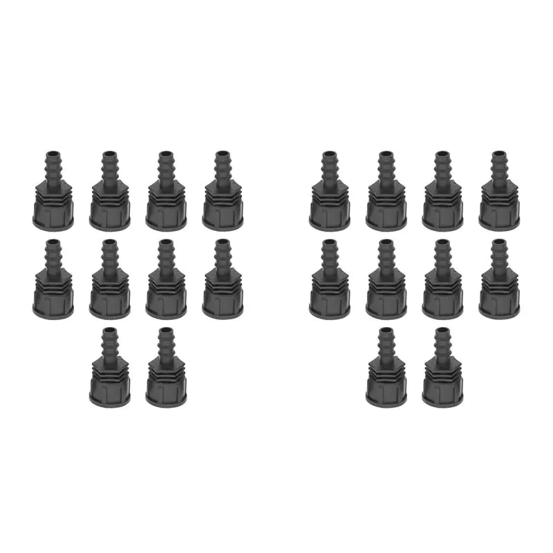 

【24H SALE】20Pcs 3/4 Female Male Thread To Garden Hose Barb Connector 16Mm Plastic Hose Fitting Irrigation Pipe