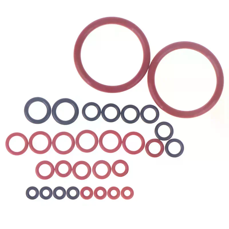 O-Ring Seal Kit Silicone Gasket For Saeco Coffee Machine Brewing Group Spout Connector Sealing Rings Accessories 30Pcs