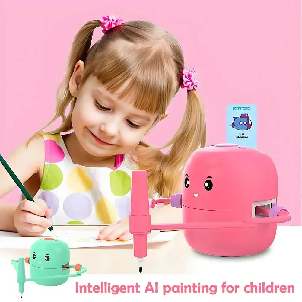 Children's Early Education Machine Insertion Teaching Card Intelligent AI Writing/drawing Help Cognitive Enlightenment Toy Gift