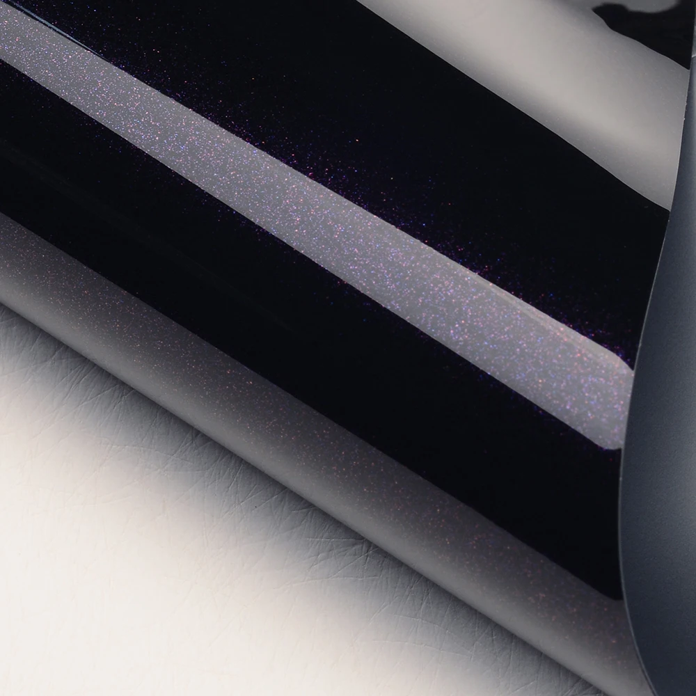 

2025 Glossy Metallic Midnight Purple TPU PPF Film Car Wrap Film Roll 1.52*15m Full Car Decal Car Vinyl Wrap