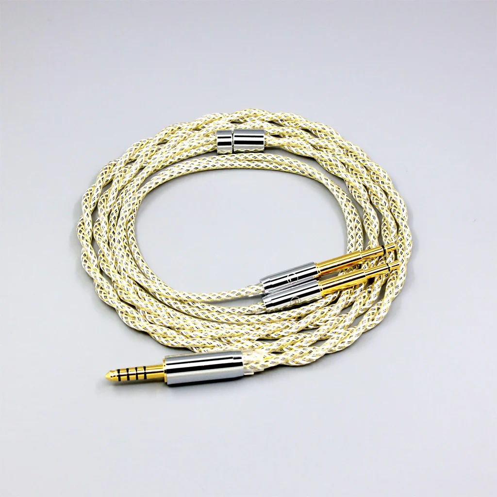

Litz Shielding Silver OCC Earphone Cable For Meze 99 109 pro Classics NEO NOIR Headphone TypeS 23AWG 8923