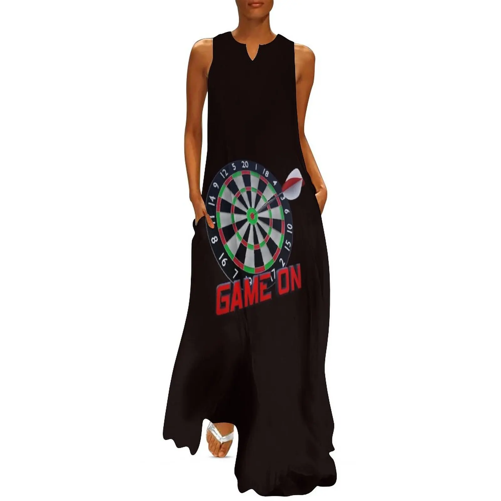 Dartboard - Game on Long Dress prom dress 2025 woman dress ceremony dresses beach