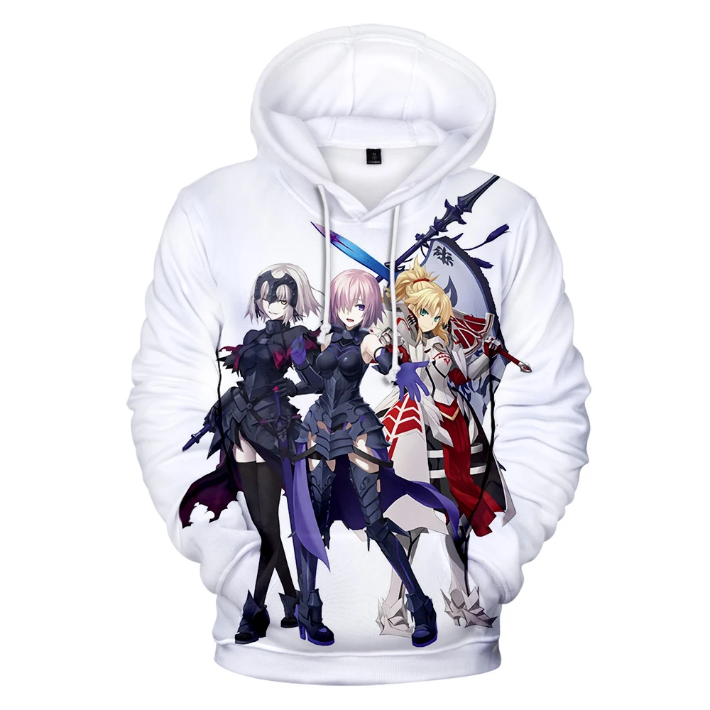 Harajuku Popular Youthful Fate Grand Order 3D print Hoodies Sweatshirts Men/Women Sweatshirt Casual Long Sleeve Pullovers