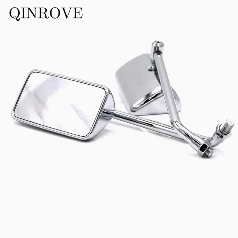 Motorcycle 8 10mm Rear View Mirror Retro Aluminum Scooter Mirror Universal For Honda CB400SB NC 750X Shadow Hornet Forza CB650R