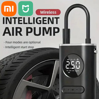 XIAOMI MIJIA 1 Set Car Air Pump Portable Mini Self Propelled Electric Tire Pump Handheld Wireless Digital Display Charging Pump