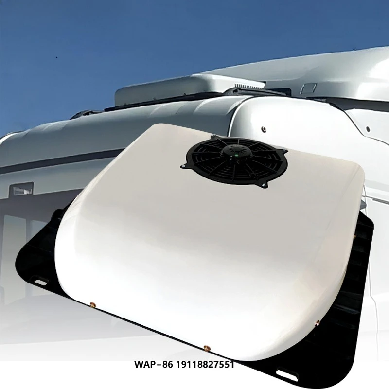 تيار مستمر 12 فولت 24 فولت على السطح نوع مكيف الهواء الكهربائي جديد التبريد والتدفئة وحدة RV لشاحنة RV تخييم #1