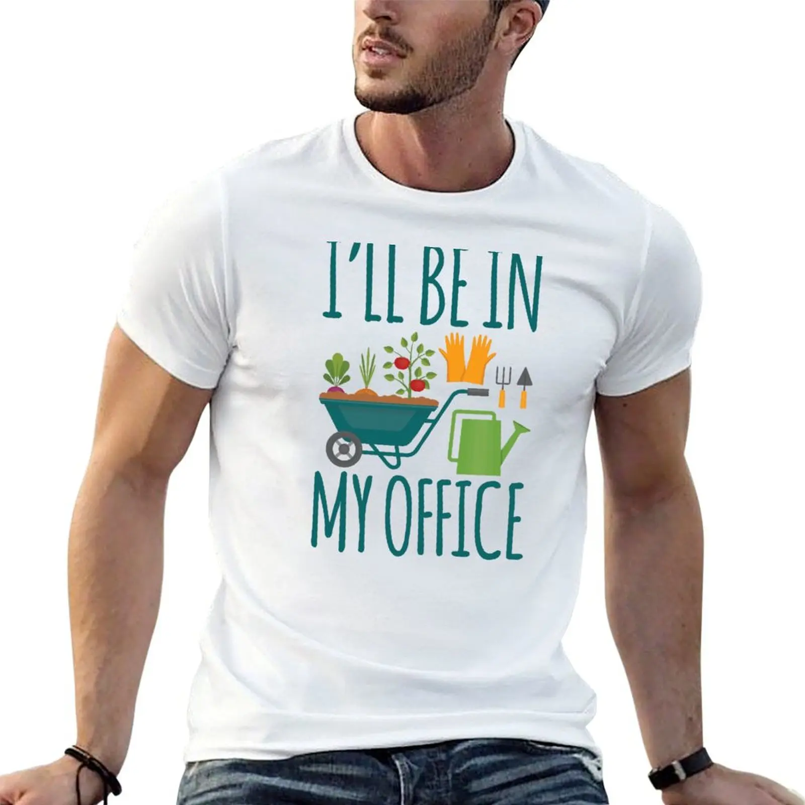 

Funny Gardening Design I'll be in My OFFICE T-Shirt anime t shirts for man man t shirt designer T-Shirt