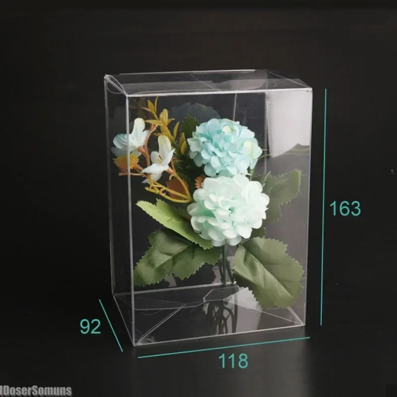 10-Pack Clear Protective Cases Heavy Duty Dustproof Display Boxes Custom-Fit for 4-Inch Vinyl Toys, Scratch-Resistant Storage