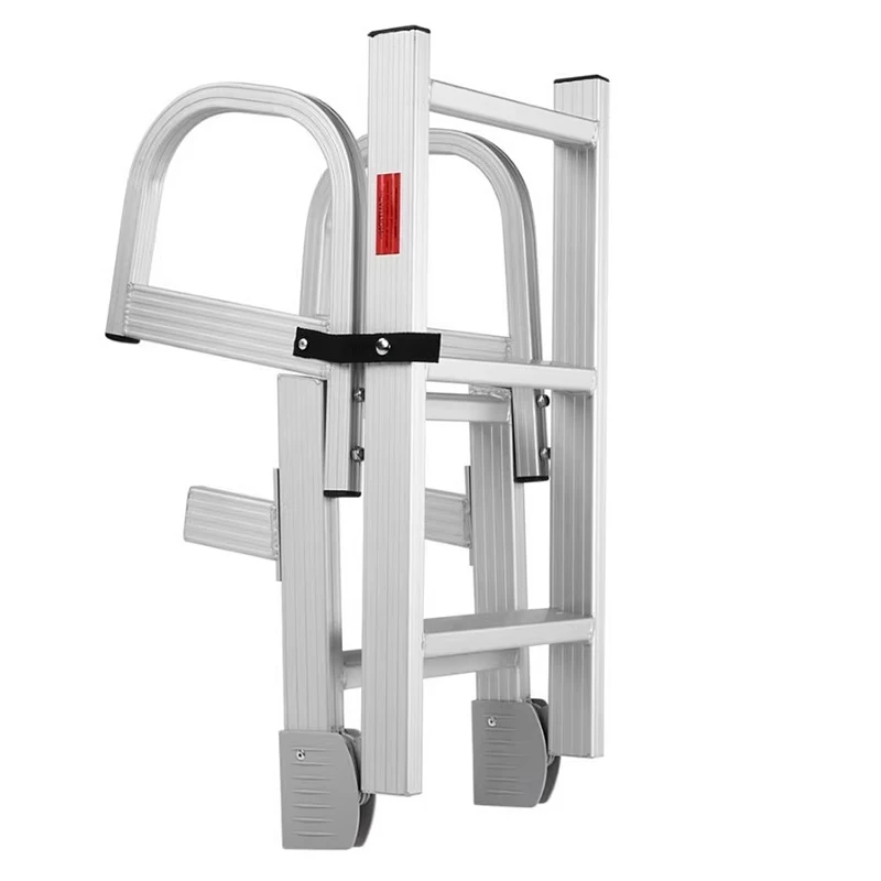Marine Aluminum Alloy Folding Straight Ladder Launching Deck Ladder Yacht & Fishing Boat Accessories Folding Ladder