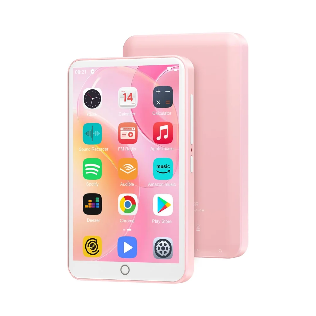 16GB/80GB Speicherkapazität, Oilsky M303 Pro Android MP3-Player, unterstützt Wi-Fi und Bluetooth 5.0, verfügt über einen 4-Zoll-IPS-Touchscreen, eingebautes FM-Radio und Lautsprecher, unterstützt