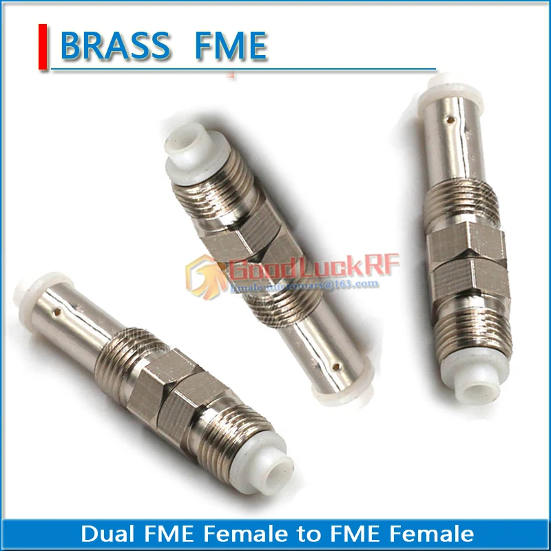 

High-quality Dual FME Female to FME Female to FME Male Straight Brass Connector Socket Nickel Plated Copper Coaxial RF Adapters