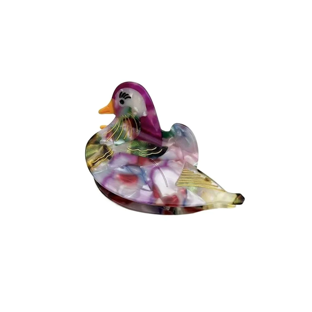 

Fashion Parrot Acetic Acid Hair Claw Penguin Duck Bird Hair Clip Swallow Korean Style Cartoon Animal Shark Clip Travel