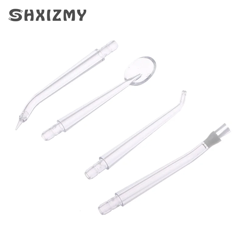 4 Pcs/Set Replaceable Oral Dental Nozzles For Oral Irrigator Dental Water Jet Mouthwash Flosser