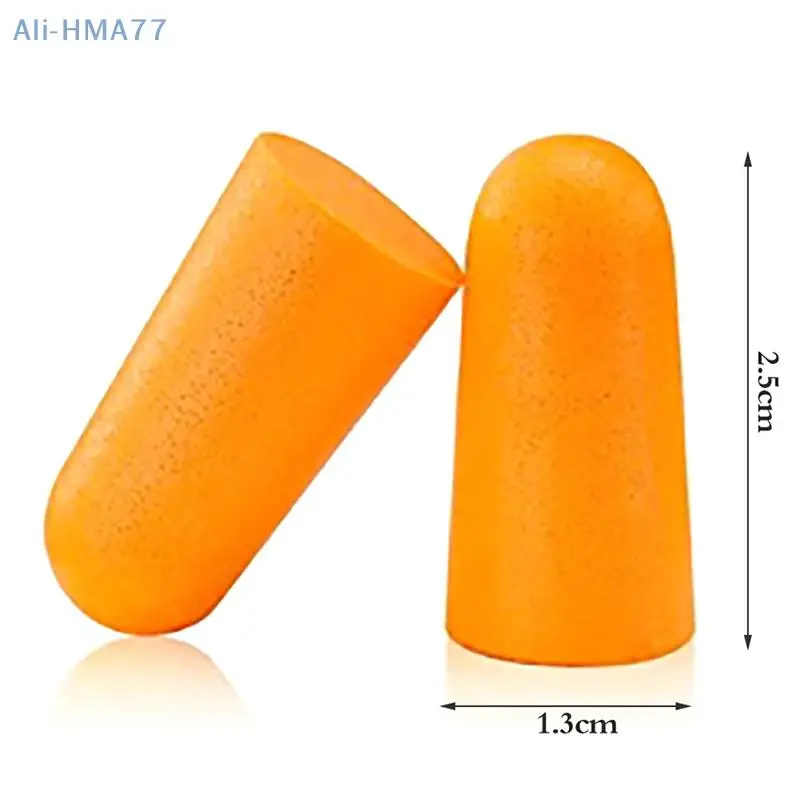 10Pairs Soft Orange Foam Ear Plugs Tapered Travel Sleep Noise Prevention Earplugs Reduction For Sleeping