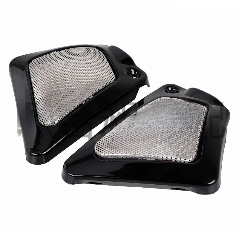 Suitable for Harley Headframe Left and Right Side Axle Covers, Motorcycle Modification Front Side Cover Decoration