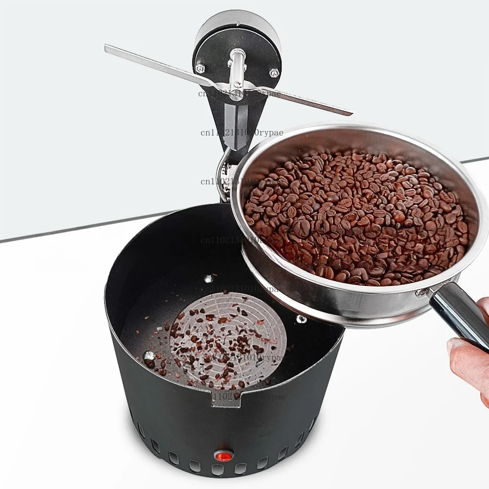 Rotating coffee bean cooling and condensation disc cooling machine - 600 grams, double-layer, high suction power