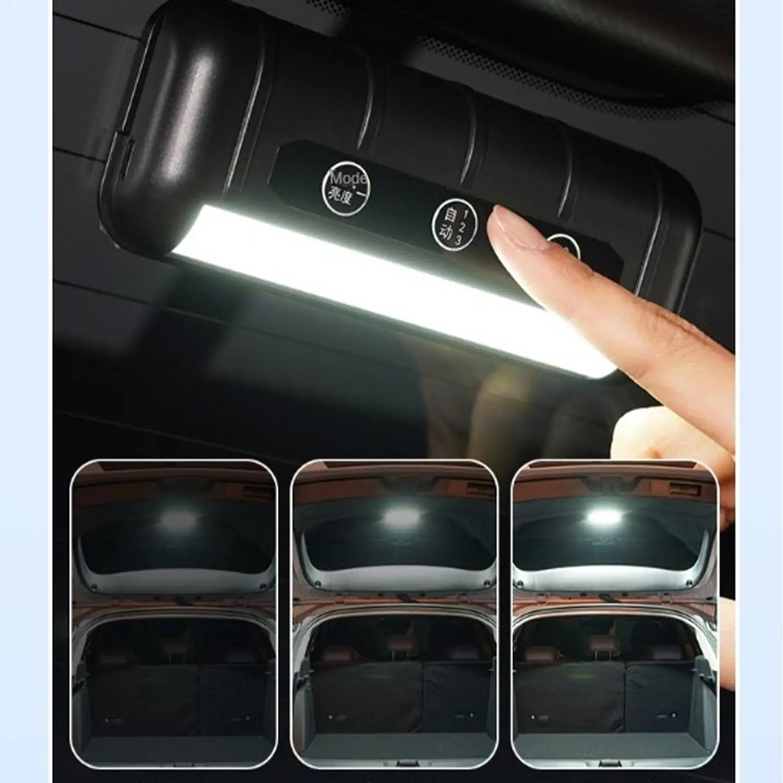 2026 new Solar Induction Trunk LED Light Auto Motion Sensor Cargo Lamp Interior Modified For Commuting Road Trip