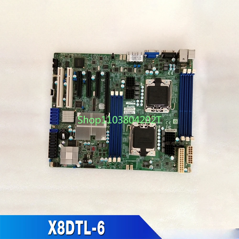 X8DTL-6 For Supermicro Motherboard Xeon Processor 5600/5500 Series Broadcom 2008 8-Port 6Gb/s SAS DDR3 SATA2 PCI-E 2.0