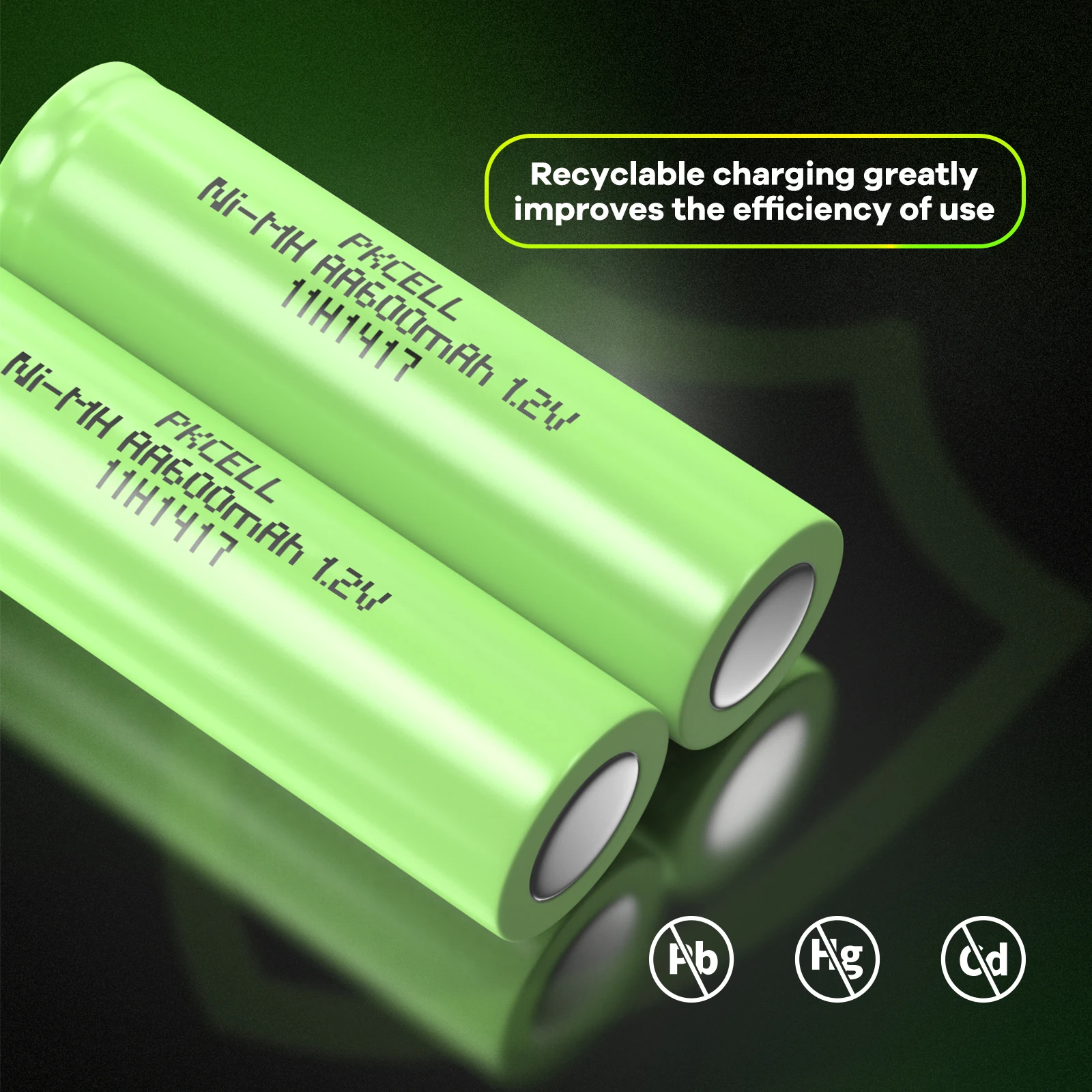 20pcs  AA Rechargeable Battery NiMH 600mAh 1.2V Garden Solar Nickel-Metal Hydride Light LED