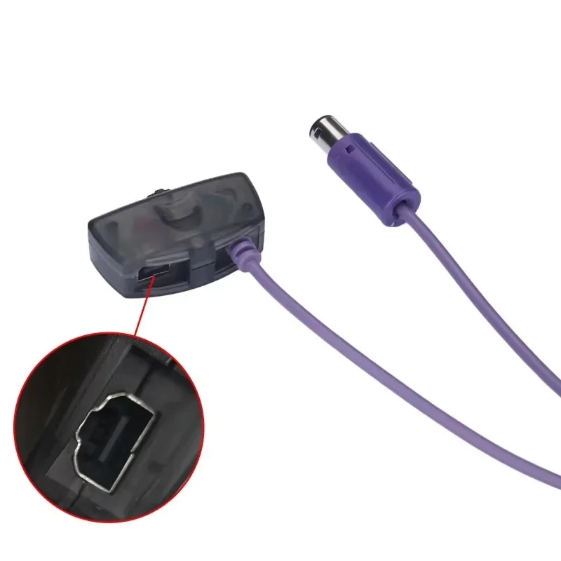 For GBA Link Cable Game Boy Advance Video for Nintendo Gamecube NGC Link Connection Adapter Cords Data Cord Accessories