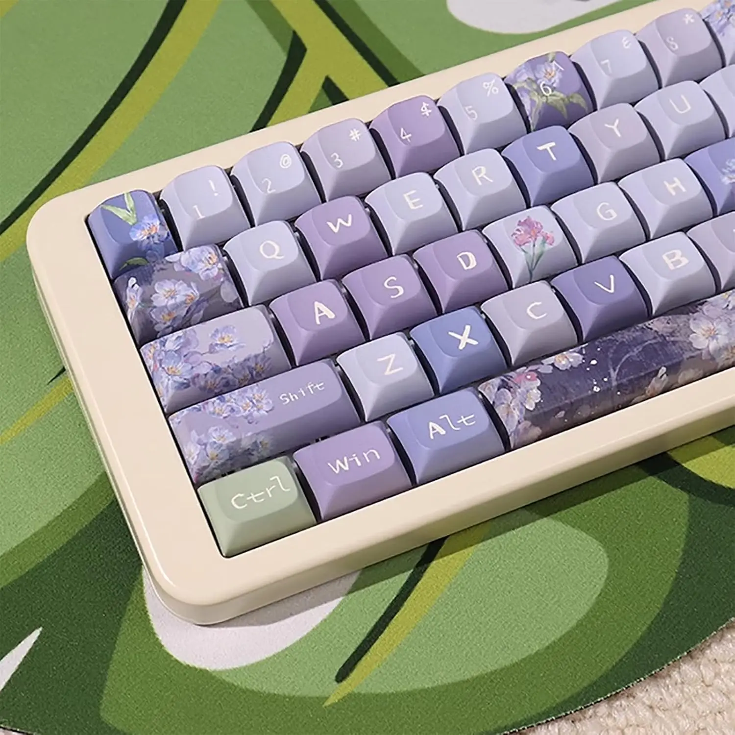 156 Keys PBT Keycaps URE Profile Butterfly Keycap Set Fit for 95% 75% 65% 60% Cherry Mx Switches Mechanical Keyboard