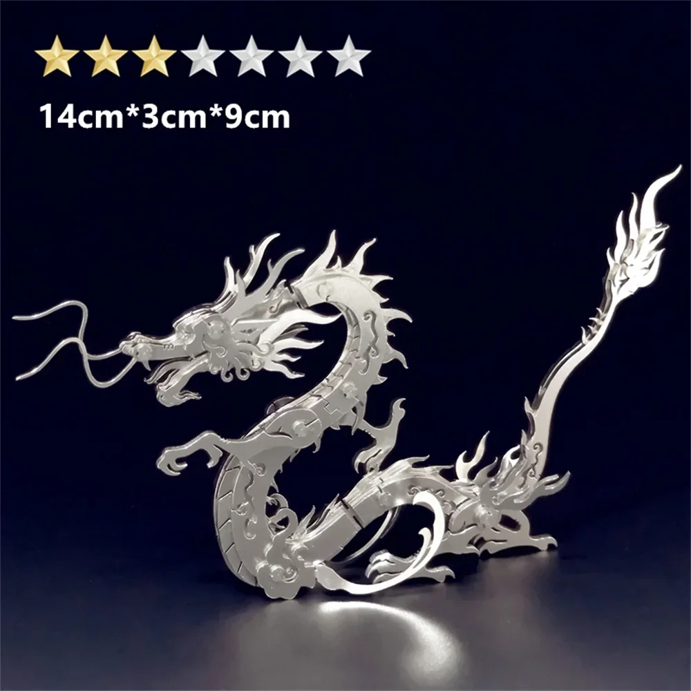 Microworld 3D Acciaio Warcraft Puzzle Zodiaco Cinese Modello Manuale FAI DA TE Assemblare Puzzle Giocattoli Regalo Di Natale Per Adolescente Capretto Adulto