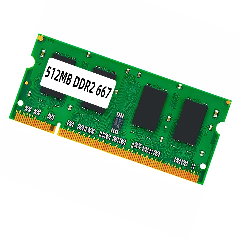 For Notebook Sodimm Memoria Laptop Memory Ram PC5300 DDR2 667MHz 200PIN ddr2 For 512MB memory For Intel CPU Or AMD CPU