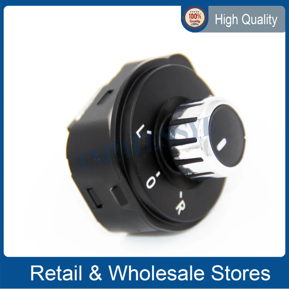 

6R0 959 565B 6R0959565B Rear View Side Mirror Switch Control Adjust Knob For 2010 2011 2012 2013- 2016 For VW Volkswagen Polo 6R