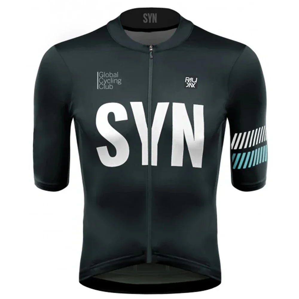 2024 SYN Raudax  Summer Cycling Jersey Sets Outdoor Mountain Bike Breathable Sportwears Short Sleeves Road Bike Cycling Clothing