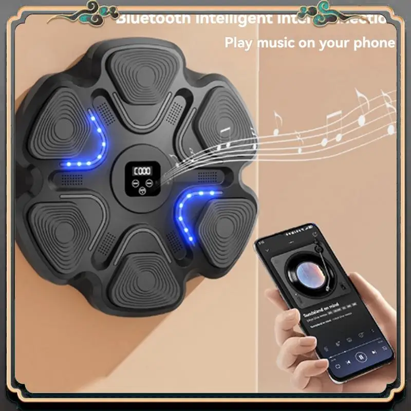 プレミアムミュージックボクシングマシン大人/子供スポーツフィットネスボクシングトレーナー家庭用エクササイズ反応トレーニングボクシング壁ターゲット