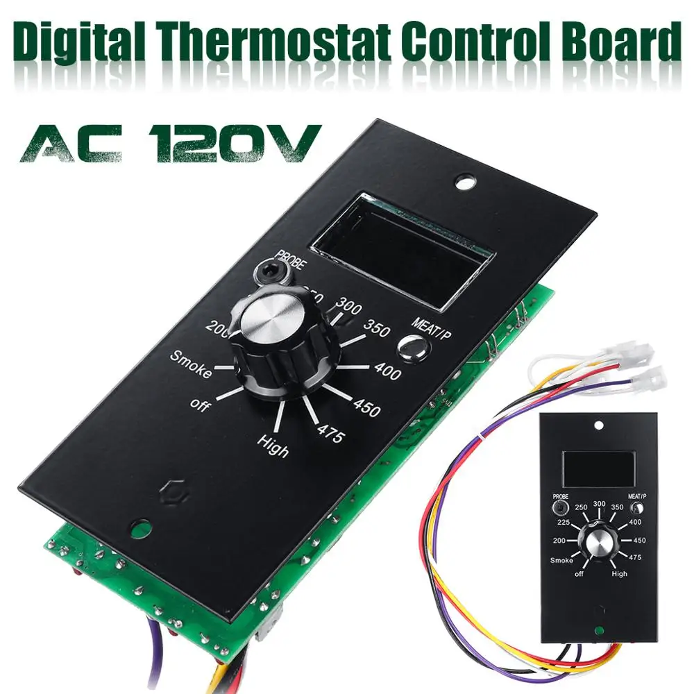 

Upgrade Replacement 120V Digital Temperature Controller Thermostat Board For Pit Boss Pellet Grills
