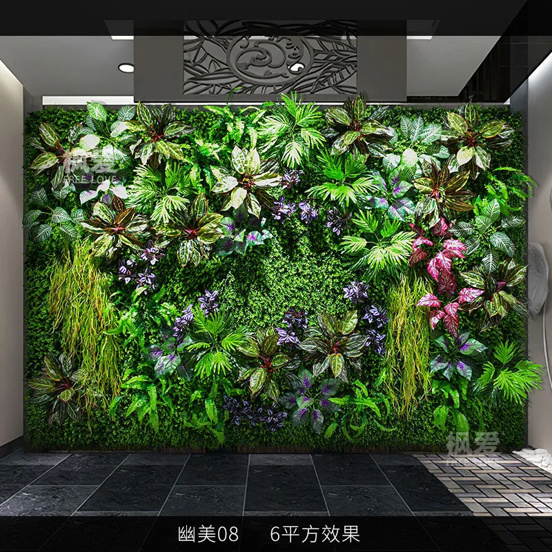 Fondo de planta Artificial de 40CM x 120CM, pared de flores, planta falsa para boda, valla colgante, decoración de pared de fondo