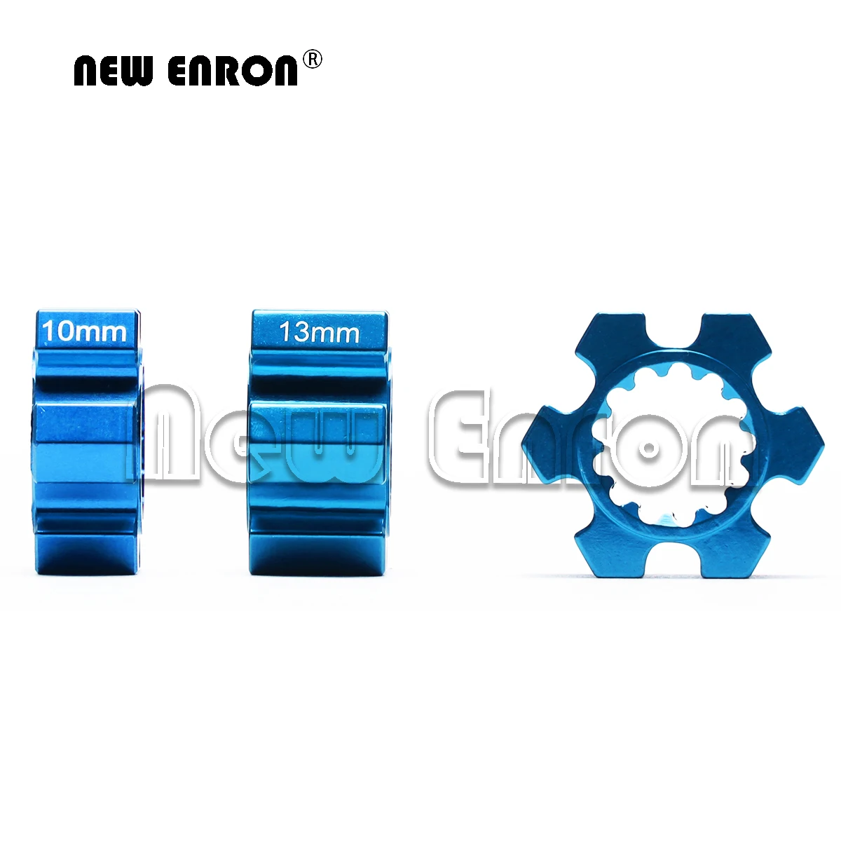 NEW ENRON 2Pcs Aluminum Wheel Hubs Hex 10mm/13mm Thickness 7756 7756X 7756R For RC CAR 1/5 Traxxas X-Maxx XMaxx 77086-4