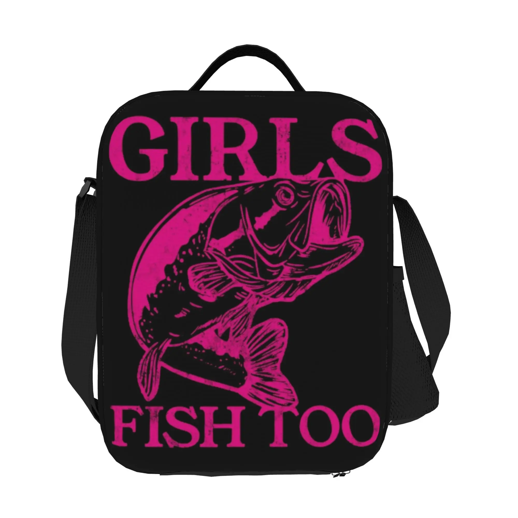 Fish Too Funny Fishing Rod Fisherman Angler Women Gift Minimalist Tote Bag for Daily Work Travel Office Commute Casual Use Non F