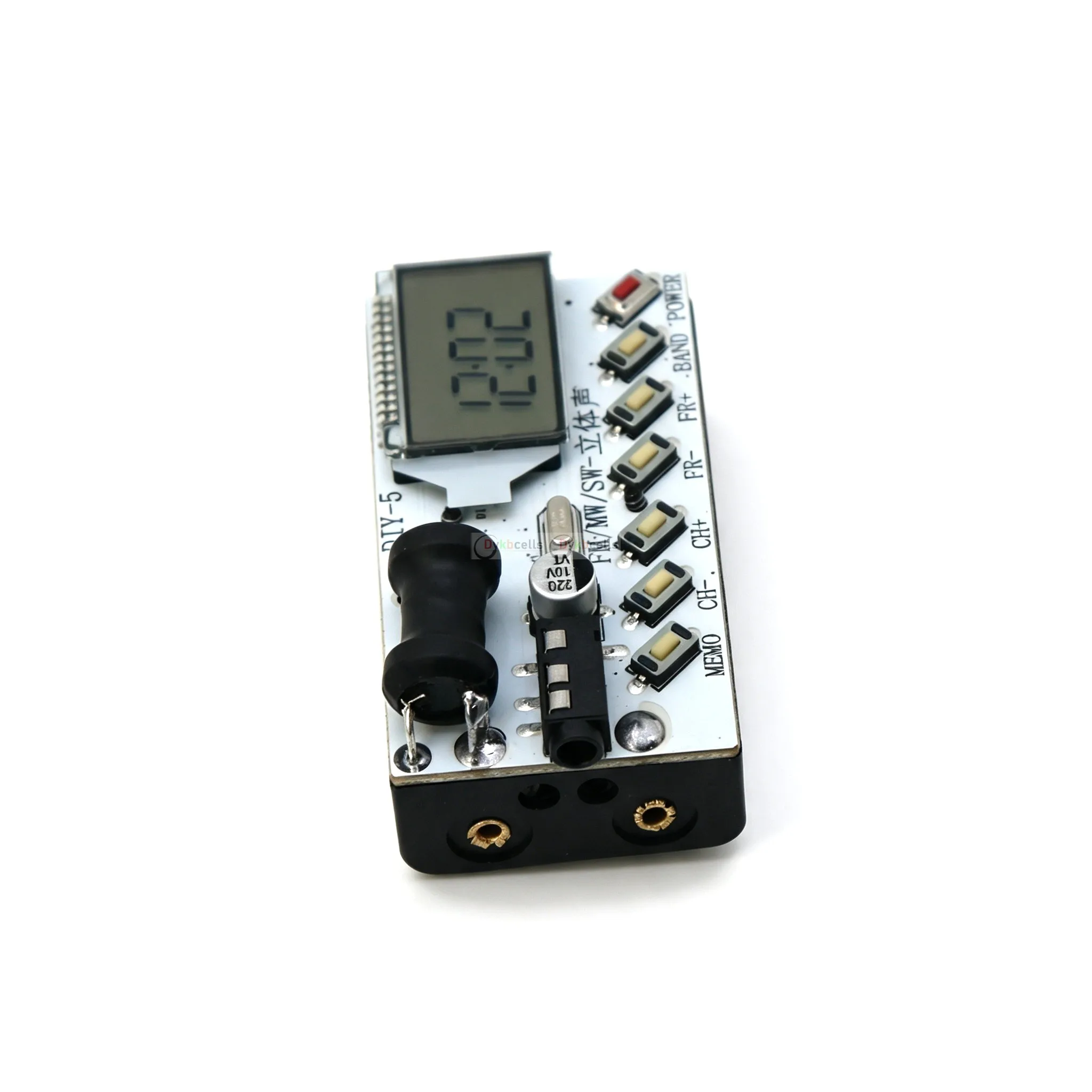 AM FM MW SW Radio Digitaluhr LCD-Display Frequenz 4-Band Mittelwellen-Kurzwellen-Empfänger Rundfunkempfang Kopfhörer-Radio – Detail 7