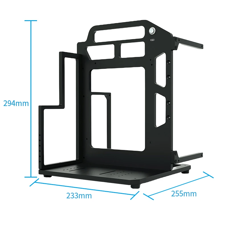 AS ITX Motherboard Simple Aluminum Frame Portable Support for Water-cooled Mounting Open Chassis